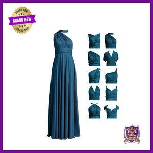 Convertible Infinity Bridesmaid Dress Long Plus Size Multi-Way Formal